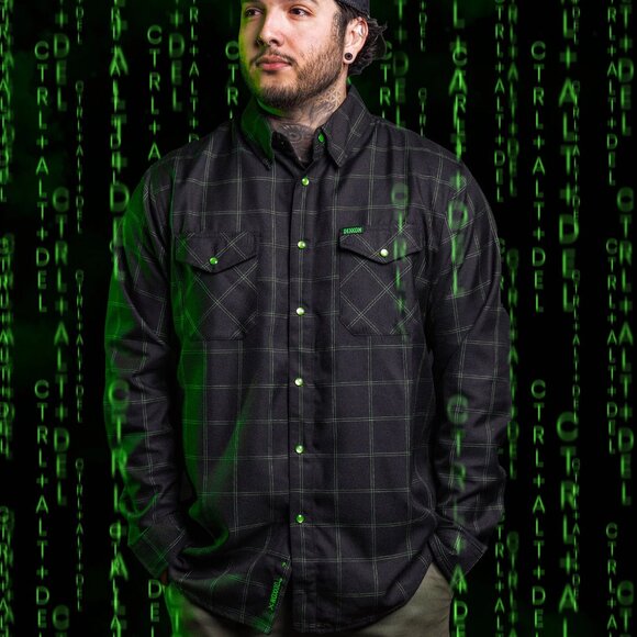 DIXXON Flannel CTRL-ALT-DEL Flannel Shirt - Men's XL Tall - Picture 8 of 12